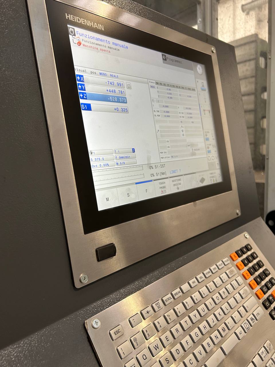 Pannello di controllo CNC Selca — CNC LAB Srl